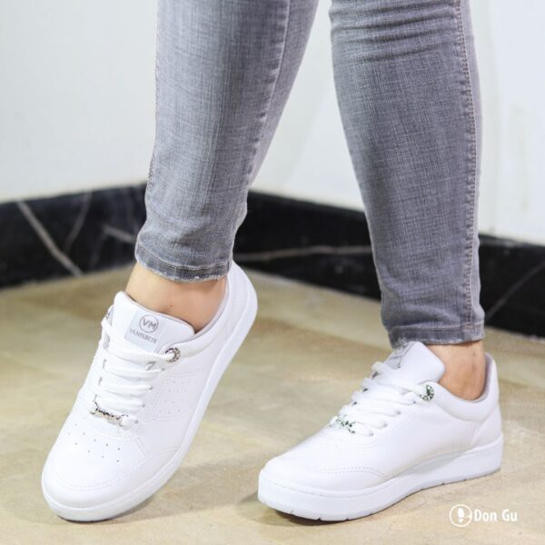 Sneaker brasilero Via Marte 076.002BCO Deportivo blanco para mujer